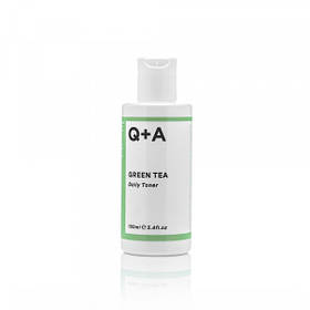 Заспокійливий тонер для обличчя з зеленим чаєм Q+A Green Tea Daily Toner (100 ml)