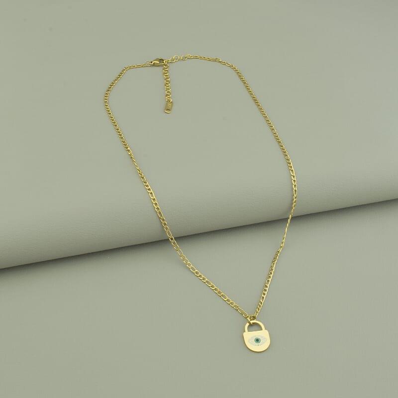 Підвіска біжутерія « Xuping Jewelry » Емаль 44 см. (позолото 18к (лимонна)