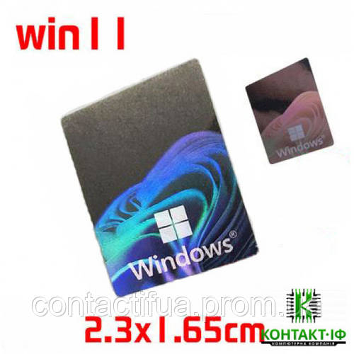 Купить Наклейка Windows 11 New 2,3x1,65cm, цена 49 ₴ — Prom.ua (ID ...