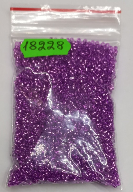 Бісер 10/0, No18228 бузковий (пач.50 грамів)