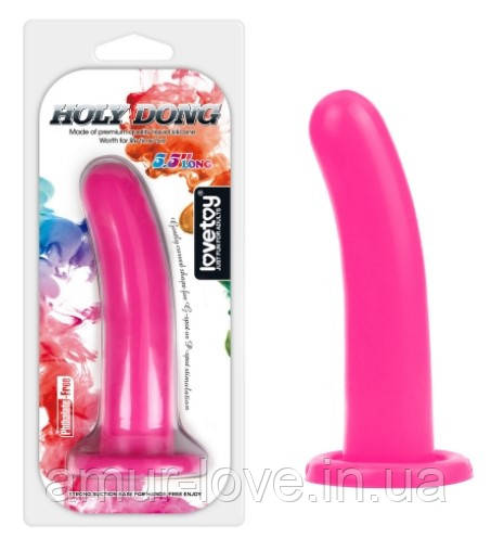 Фалоїмітатор Silicone Holy Dong Medium 5.5" Pink