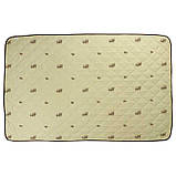Ковдра вовняна літня 200х220 "Wool Sheep" у мікрофібрі молочна (322.52ШКУ) Якісні тонкі ковдри, фото 3
