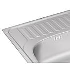 Кухонна мийка Qtap 6550 Satin 0,8 мм (QT6550SAT08), фото 7