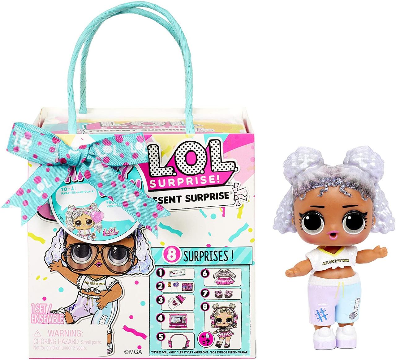 Ігровий набір з лялькою LOL Present Surprise Подарунок L. O. L. SURPRISE Present Surprise Doll, фото 1
