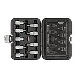Набір біт TORX 1/2 "T20-T60, 55мм, S2, STORM INTERTOOL ET-8400, фото 4