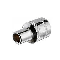 Головка шестигранна 1/2" 8мм x 38мм CrV INTERTOOL ET-0008