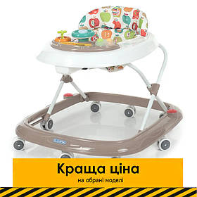 Ходунки дитячі (звук, світло, кермо) EL CAMINO Happy ME 1049 Beige