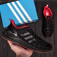 Мужские кроссовки для прогулок Adidas Black, мужские кроссовки на шнурках, черные кроссовки для мужчин