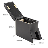 Підлокота Ланос, Daewo Lanos чорний "Комфорт"-вишивка, фото 2