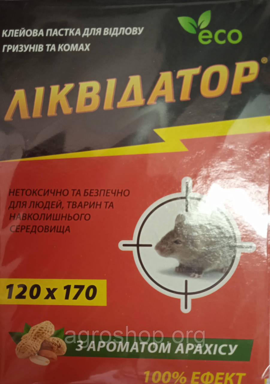 Клейова пастка від гризунів, мишей 17*24 см (книга)