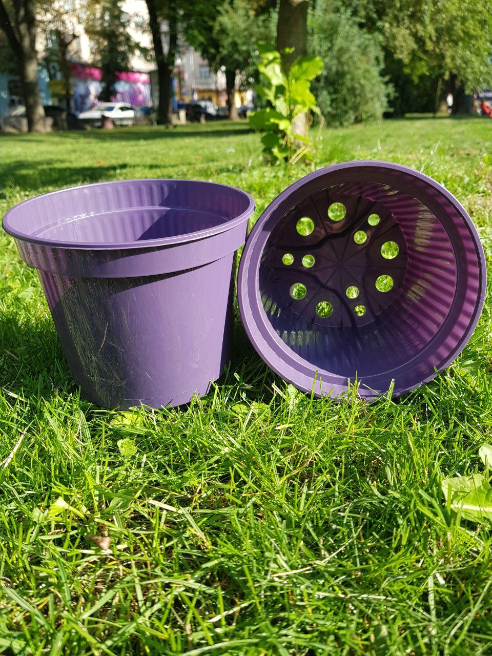 Горщики для рослин D15 фіолетовий