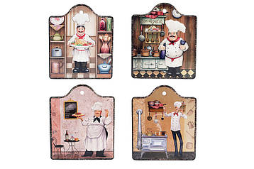 Керамічна підставка під гаряче Шеф, 16*19см, 4 дизайни