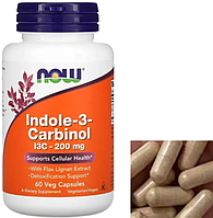 Індол 3-карбінол Now Foods Indole-3-Carbinol I3C-200 mg 60 капсул