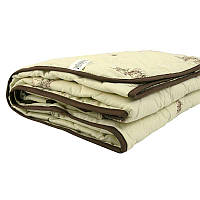 Одеяло шерстяное летнее 172х205 "Wool Sheep" в микрофибре молочное (316.52ШКУ) Качественные тонкие одеяла
