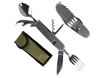 Ложка\вилка MIL-TEC 5 в 1 POCKET KNIFE SET