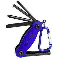 Мультитул West Biking YP0719243 Blue кишеньковий набір інструментів для велосипеда