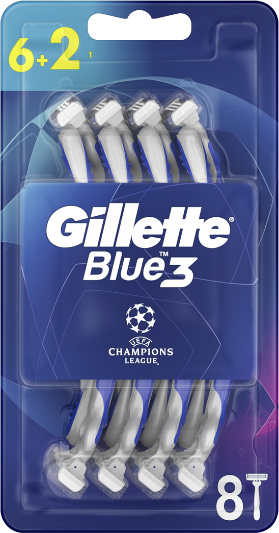 Станок Gillette Blue 3 (8) одноразовий