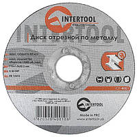 Диск відрізний по металу 115x1.0x22.2 мм INTERTOOL CT-4001