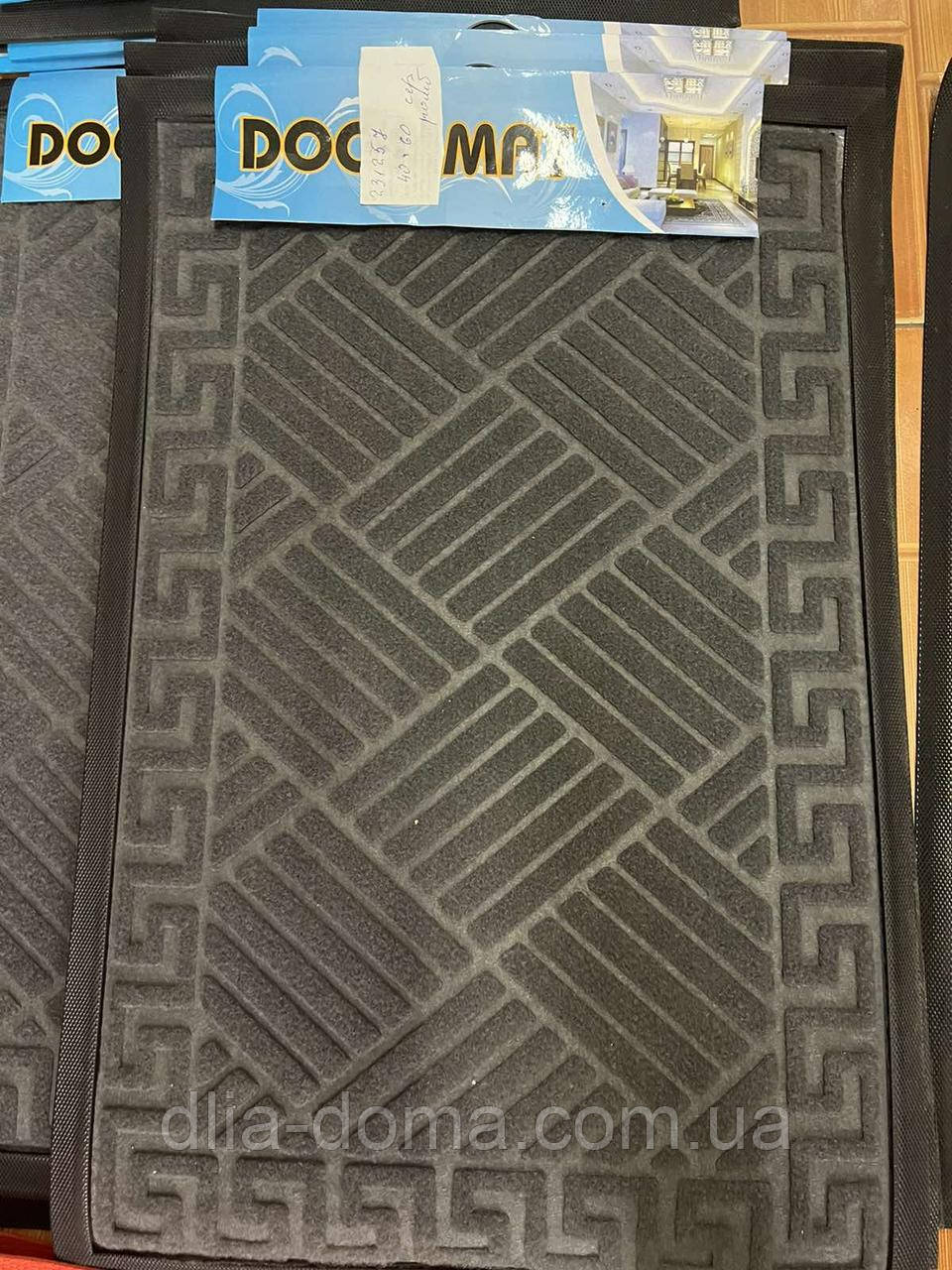 КИЛИМОК WELCOM 40*60 СІРІ РОМБИКИ, фото 1
