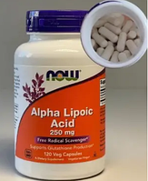 Альфа-липоевая кислота NOW Alpha Lipoic Acid 250 mg 120 капс