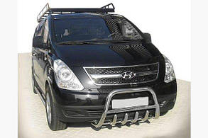 Захист переднього бампера (кенгурятник) Hyundai H-1 / Starex 2008-2018