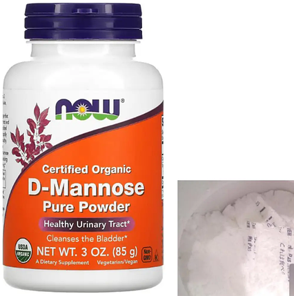 Маноза Now Foods D-Mannose Pure Powder 85 грам, фото 1