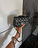 Модна жіноча маленька чорна сумка Chanel Шанель, фото 9