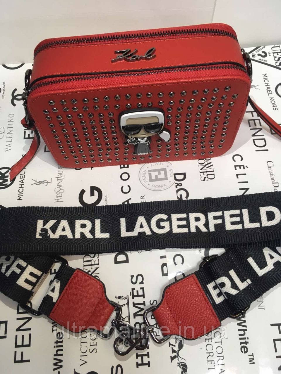 Модна жіноча сумка Karl Lagerfeld Карл Лагерфельд