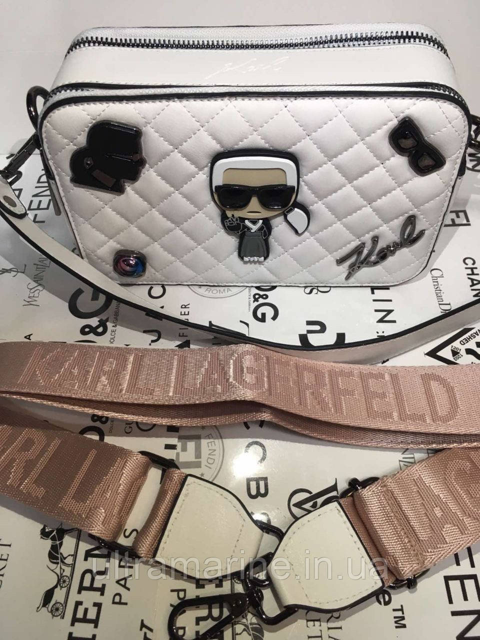 Модна жіноча сумка Karl Lagerfeld Карл Лагерфельд