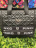 Жіноча модна чорна сумка Pinko Пінко, фото 6