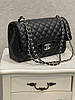 Модна чорна сумка Chanel Шанель з ручками, фото 5