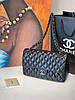 Модна жіноча чорна сумка Chanel Шанель з ручками, фото 2