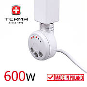 ТЕН для рушникосушки 600w Terma MEG White ТЕН Білий Електричний