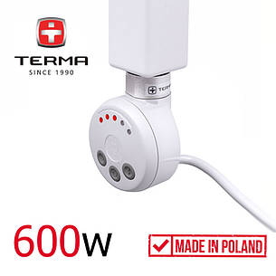 ТЕН для рушникосушки 600w Terma MEG White ТЕН Білий Електричний, фото 2