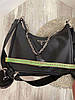 Жіночий брендовий чорна сумка prada прада двійка 2в1, фото 8