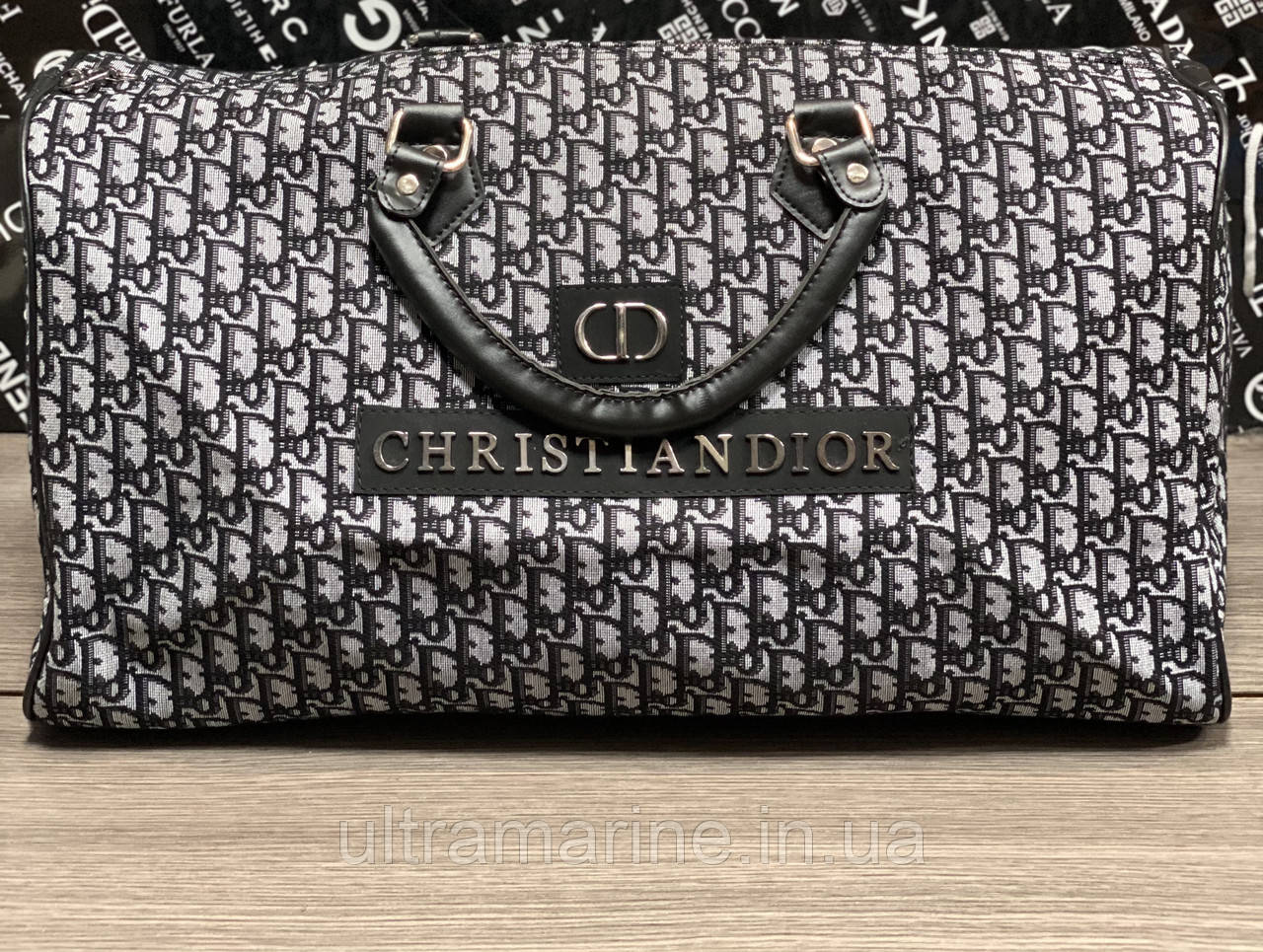 Велика дорожня сумка з ручками Christian Dior Крістін діор