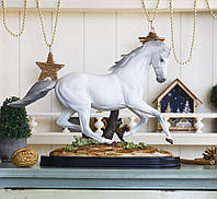 Статуетка Кінь на скаку білий 33*24*12 Гранд Презент SM00573A