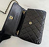 Модна жіноча чорна сумка Chanel Шанель, фото 8