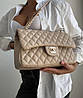 Модна жіноча бежова сумка Chanel Шанель з ручками, фото 6