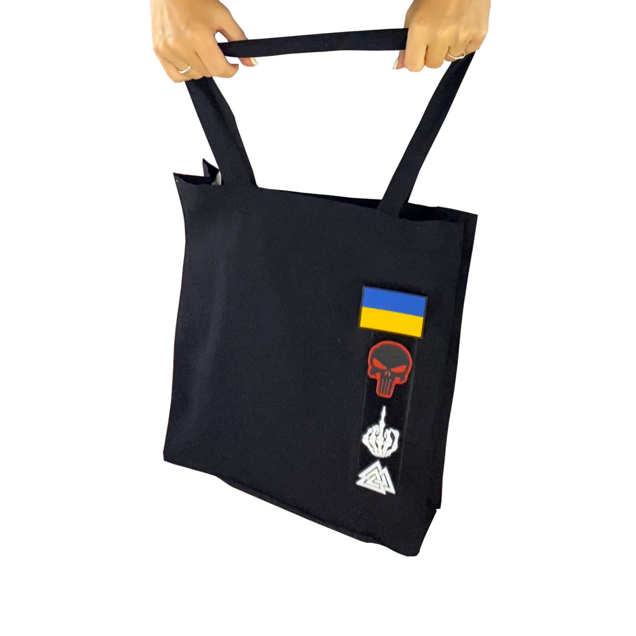 Шопер-сумка під шеврон. (шеврони у продажу окремо)