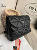 Модна жіноча чорна сумка з ручками Prada Прада, фото 10