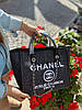 Модна жіноча сумка шопер Chanel Шанель з ручками, фото 2