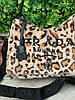 Модна жіноча хутрова леопардова сумка Prada Прада, фото 5