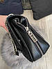 Модна Чорна сумка Gueless 28x179sм (качесна копія бренду Гесс, Туреччина), фото 2