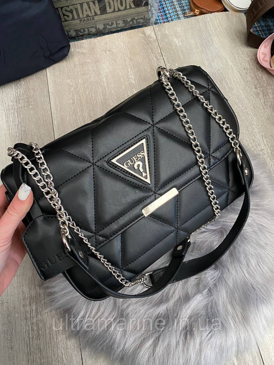 Клатч сумка Guess 28х19x9 см (якісна копія бренду Гесс, Туреччина)
