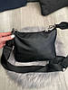 Модна жіноча квадрантна нейлонова сумка Prada Прада двійка 3 в 1, фото 6