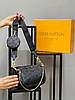 Модна жіноча чорна сумка Louis Vuitton 3 в 1 Луї Вітон, фото 3