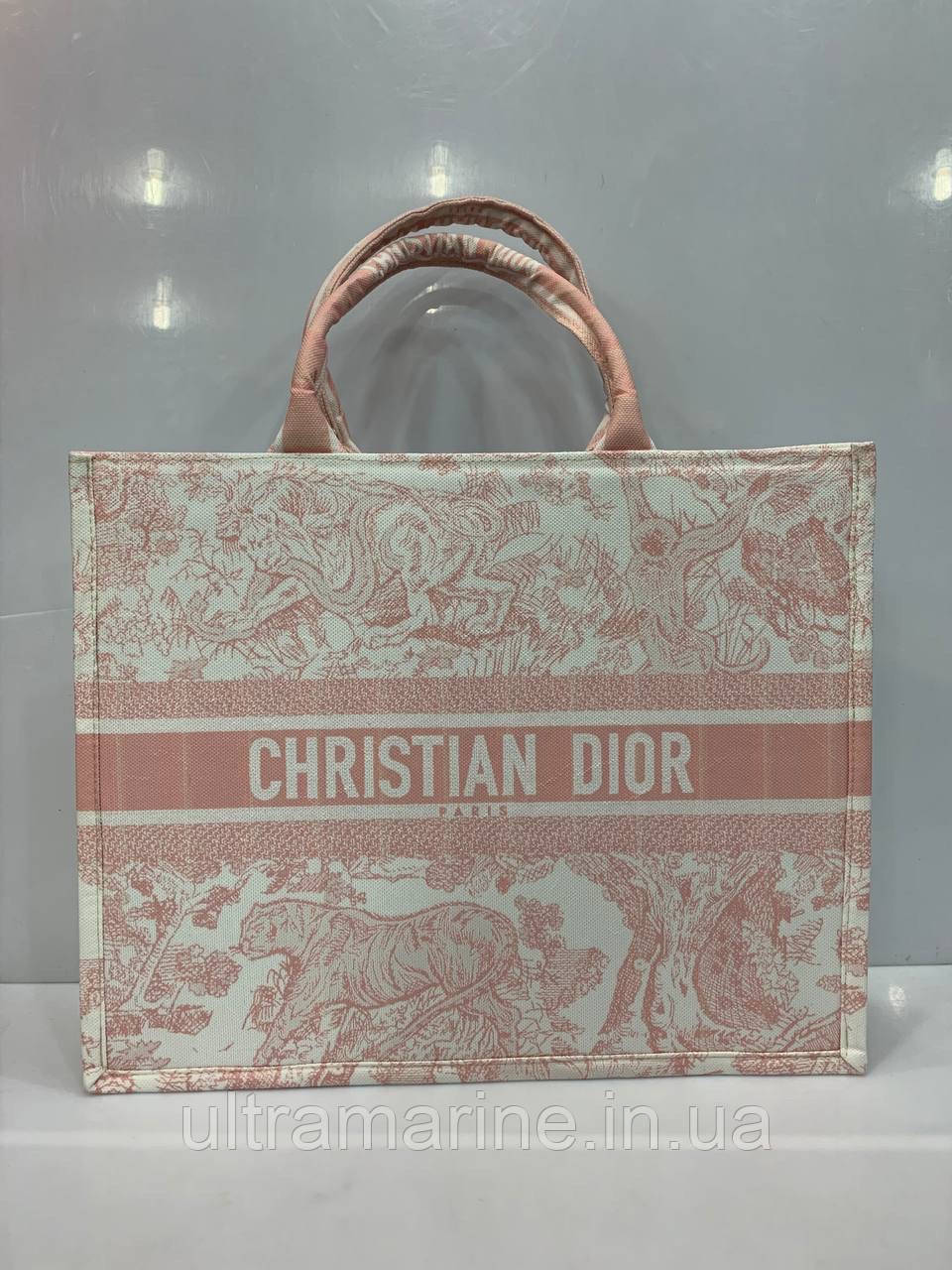 Модна жіноча кольорова сумка шопер християнської Dior Крістін Діор