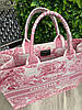 Модна жіноча кольорова сумка шопер християнської Dior Крістін Діор, фото 3