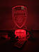 3d-лампа ФК Арсенал Лондон, подарунок для фанатів футболу, світильник або нічник, 7 кольорів та 4 режими, пульт, фото 9